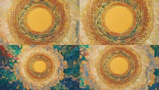 古代花纹 大唐纹饰 大唐盛世 古风 地屏高清在线视频素材下载