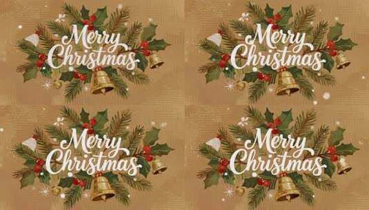 圣诞节快乐温馨节日贺卡视频高清在线视频素材下载