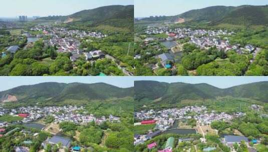 4K航拍苏州市旺山景区高清在线视频素材下载