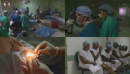 在多米尼加共和国治疗病人高清在线视频素材下载