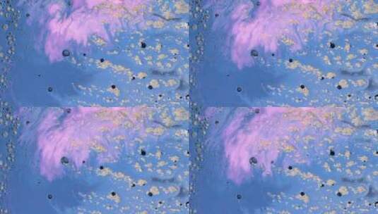 颜料在水中扩散融合高清在线视频素材下载