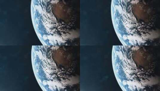 太空中的地球高清在线视频素材下载