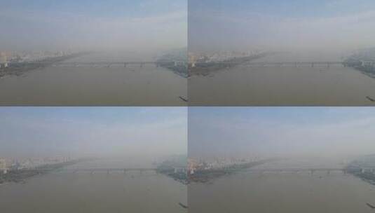 航拍长江河流风光高清在线视频素材下载