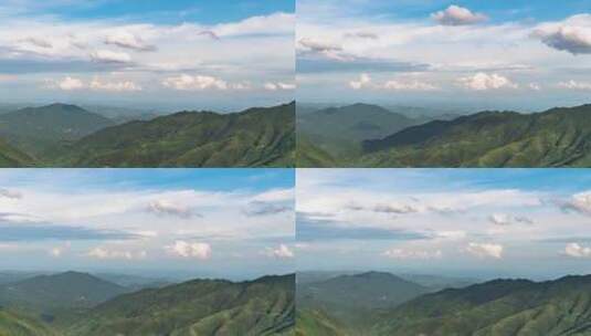 郴州泗洲山蓝天白云延时摄影4k高清在线视频素材下载