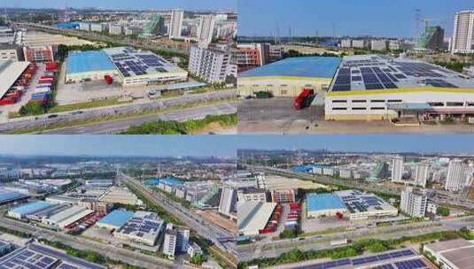 佛山三水杨协成饮料工厂航拍高清在线视频素材下载