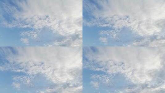 蓝天白云天空自然风光高清在线视频素材下载
