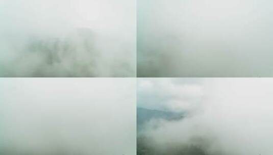 云雾缭绕的南岳茶山4k延时摄影高清在线视频素材下载