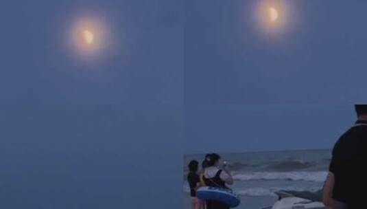 美丽的月亮高清在线视频素材下载