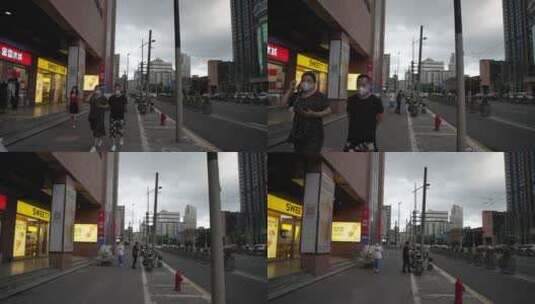 上海浦西黄浦区街景高清在线视频素材下载