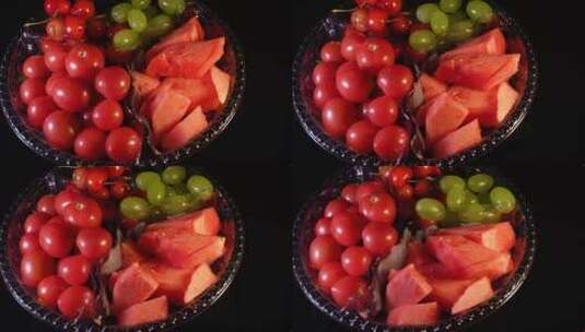 红色水果果盒补充维生素高清在线视频素材下载