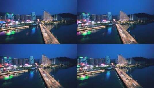 4k城市夜景航拍视频高清在线视频素材下载