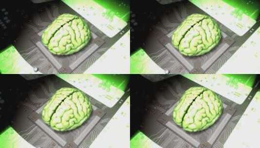 头脑思考神经元信号能量提升高清在线视频素材下载