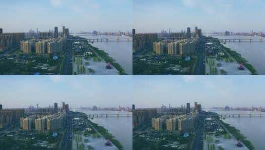 南昌朝阳新城朝阳大桥高清在线视频素材下载