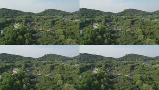 航拍武汉东湖珞珈山5A景区高清在线视频素材下载