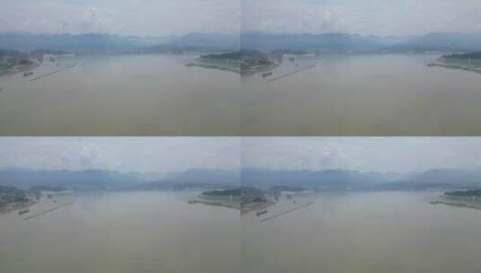 航拍祖国壮丽河山长江三峡高清在线视频素材下载
