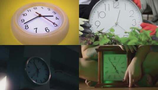 时钟钟表艺术空间 时间的艺术高清在线视频素材下载
