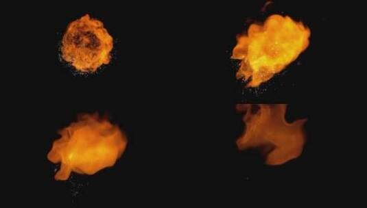 4k魔法五彩烟雾火焰特效动画视频素材85高清在线视频素材下载
