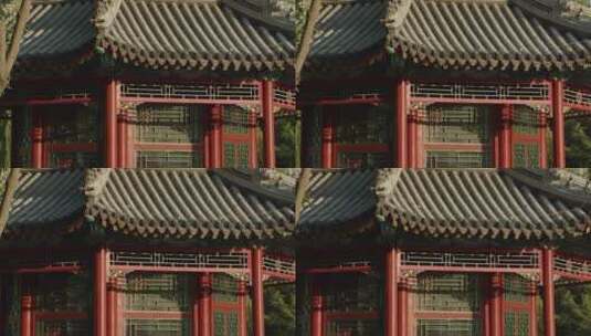 中国古典园林亭子高清在线视频素材下载