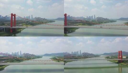 南宁 良庆大桥高清在线视频素材下载