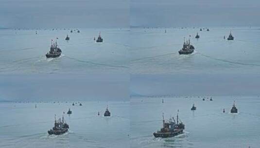 渔船出海高清在线视频素材下载