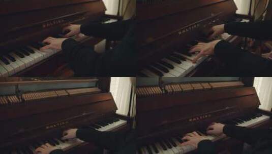 钢琴 优雅音乐高清在线视频素材下载