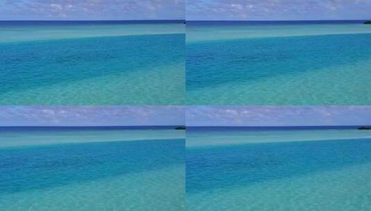 蓝色的大海高清在线视频素材下载