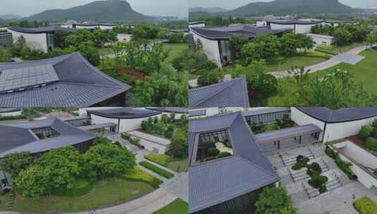湘湖世界旅游博物馆高清在线视频素材下载