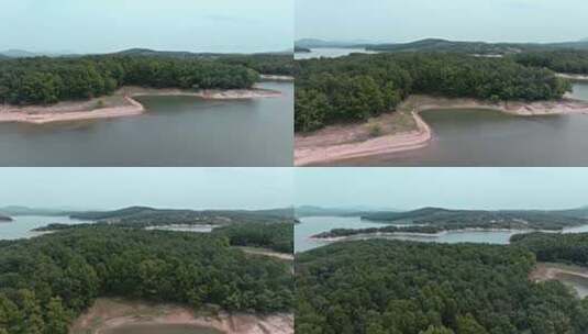 泌阳县铜山湖湿地公园高清在线视频素材下载