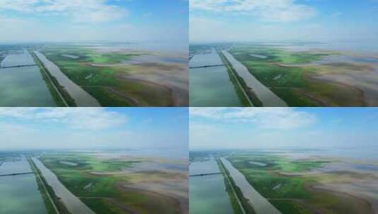 江西鄱阳湖自然风光航拍【4K60】高清在线视频素材下载