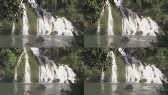 宣传片 贵州山水瀑布 自然风光 溪流瀑布高清在线视频素材下载