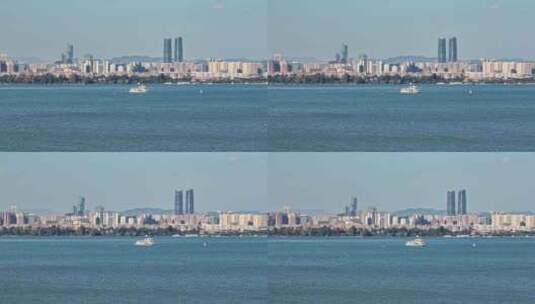 秋天昆明航拍高清在线视频素材下载