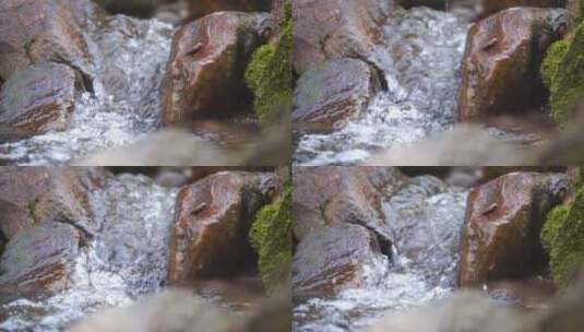 河流溪流溪水泉水河流水流河水水源山水河水高清在线视频素材下载