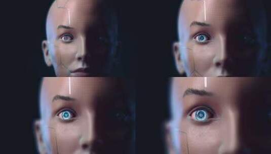 人工智能机器人 人工智能ai机器人高清在线视频素材下载