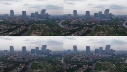 广西南宁青秀区城市建筑高清在线视频素材下载