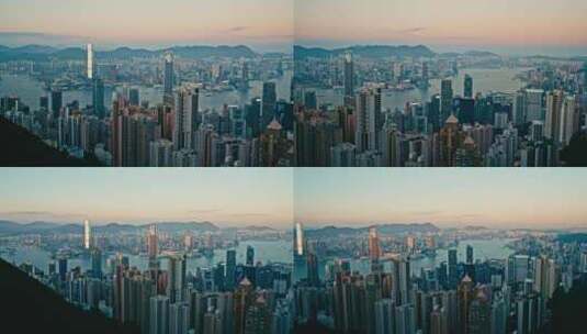 香港城市全景高清在线视频素材下载