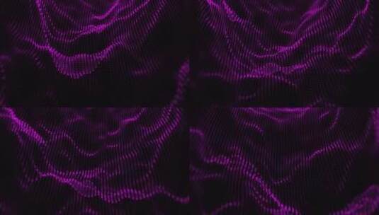 粉色粒子波背景V5高清在线视频素材下载