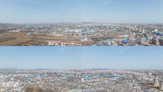 葫芦岛市中国石油工厂航拍高清在线视频素材下载