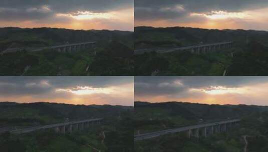 中国基建高速公路高清在线视频素材下载