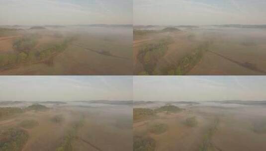 空中晨雾11高清在线视频素材下载