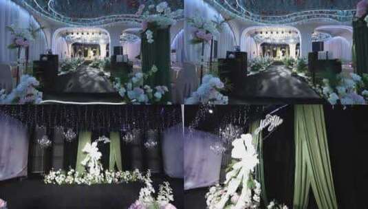 婚礼堂空镜合集高清在线视频素材下载
