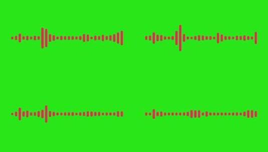 绿幕 音频波 声音高清在线视频素材下载
