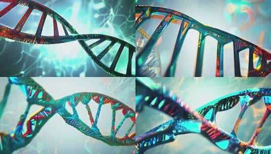 基因 分子 螺旋 DNA13高清在线视频素材下载