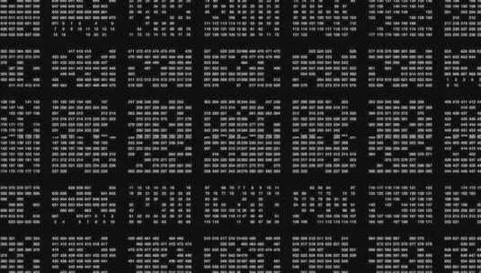 数字、背景、图案、代码高清在线视频素材下载