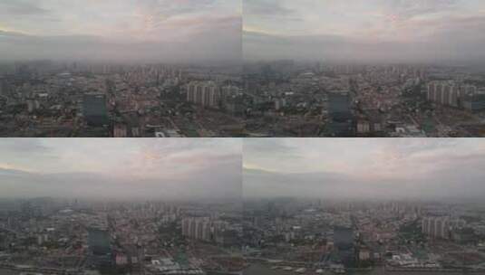 广州荔湾的清晨高清在线视频素材下载