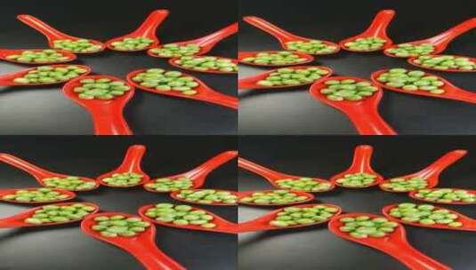 青豌豆食物高清在线视频素材下载