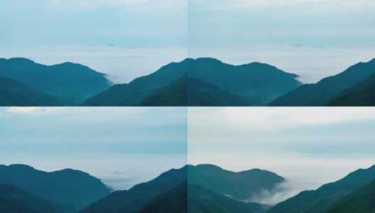 南岳衡山云海景观4k延时高清在线视频素材下载