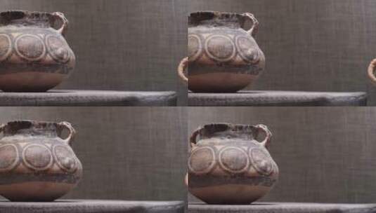 古董陶罐陶器土陶高清在线视频素材下载