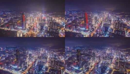 深圳城市建筑延时摄影高清在线视频素材下载