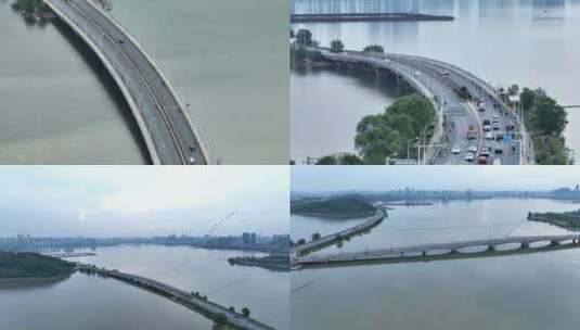 武汉南湖大桥合集高清在线视频素材下载