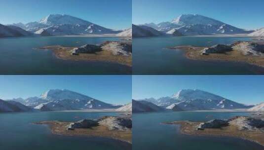 新疆阿克陶县慕士塔格雪山风景高清在线视频素材下载